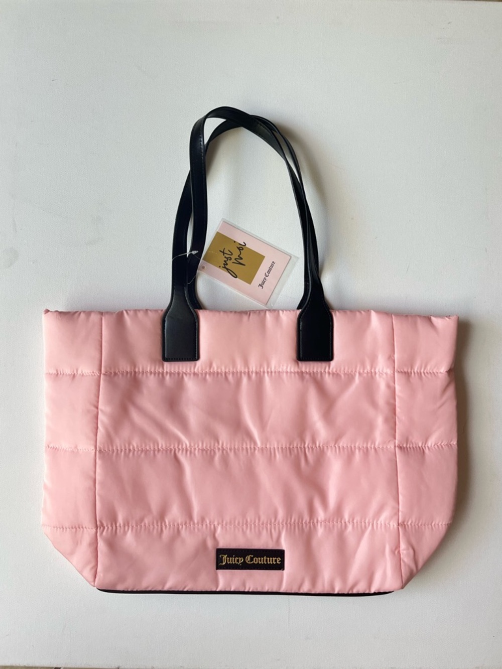 Juicy Couture Pink Puffer Tote Bag